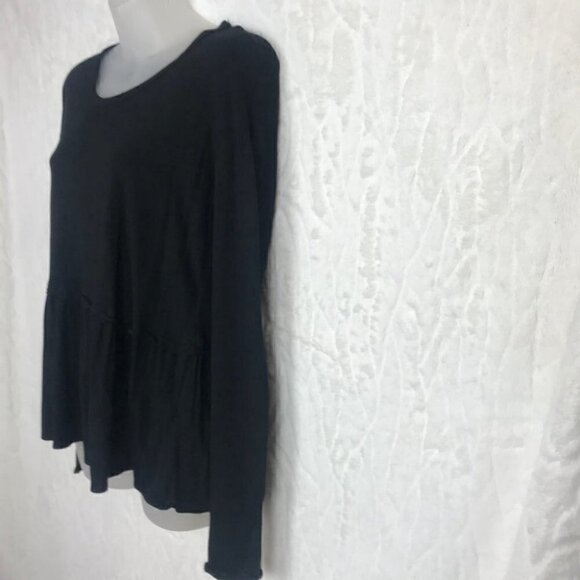 WILFRED Black Long Sleeved T-shirt With A Ballerina Style Bottom  Size M - Picture 5 of 8